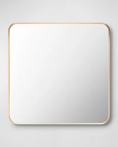 Surya Rugs Aranya 24" Square Wall Mirror, Gold
