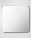 Surya Rugs Aranya 24" Square Wall Mirror, Silver In Silver