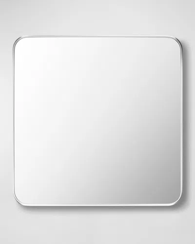 Surya Rugs Aranya 24" Square Wall Mirror, Silver