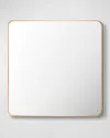 Surya Rugs Aranya 32" Square Wall Mirror, Gold In Gold