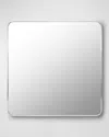 Surya Rugs Aranya 32" Square Wall Mirror, Silver In Silver