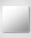 Surya Rugs Aranya 32" Square Wall Mirror, White In White
