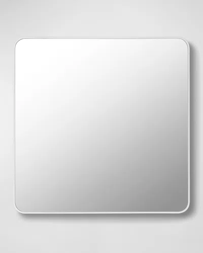 Surya Rugs Aranya 32" Square Wall Mirror, White