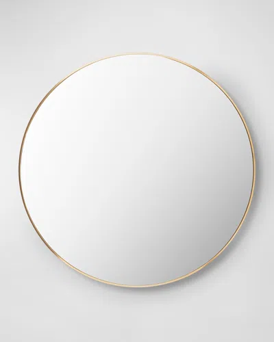 Surya Rugs Aranya 36" Round Wall Mirror, Gold