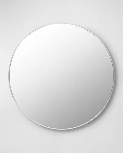 Surya Rugs Aranya 36" Round Wall Mirror, White