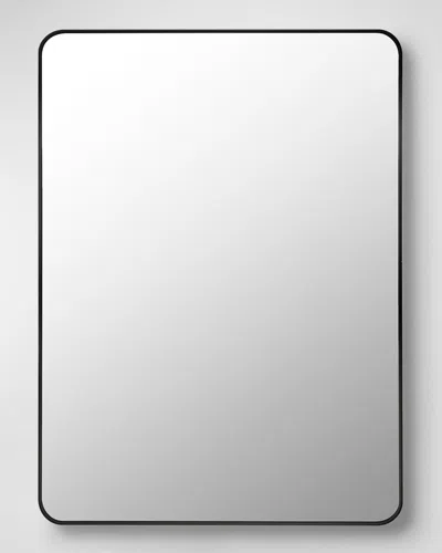 Surya Rugs Aranya 41" Rectangle Wall Mirror, Black