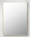Surya Rugs Aranya 41" Rectangle Wall Mirror, Gold In Gold