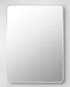 Surya Rugs Aranya 41" Rectangle Wall Mirror, White In White
