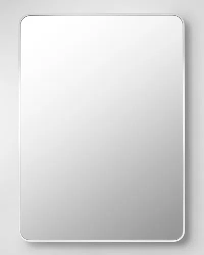 Surya Rugs Aranya 41" Rectangle Wall Mirror, White