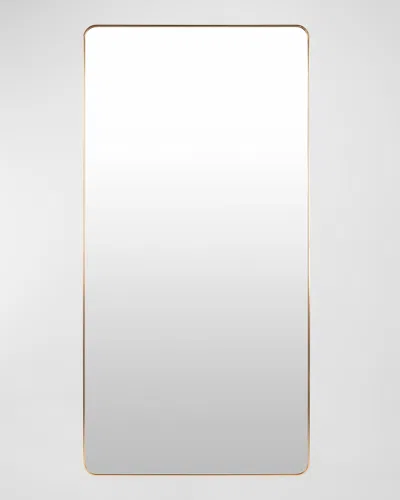 Surya Rugs Aranya 72" Floor Mirror In Gold