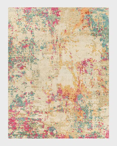 Surya Rugs Benjamin Hand-knotted Wool Rug, 6' X 9' In Multi