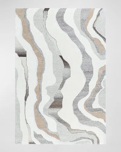 Surya Rugs Buenos Aires Hand-tufted Rug, 5' X 8' In Charcoal, Cream