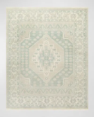 Surya Rugs Bunyan Hand-knotted Rug, 6' X 9' In Wheat, Seafoam