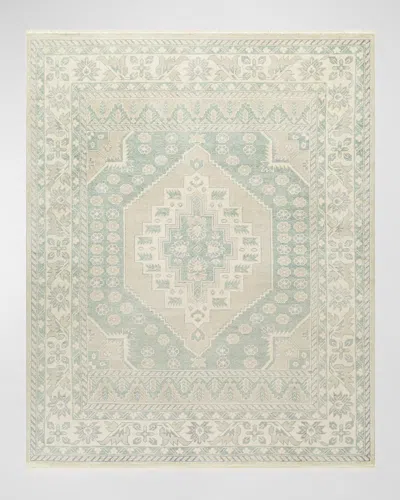 Surya Rugs Bunyan Hand-knotted Rug, 8' X 10' In Wheat, Seafoam