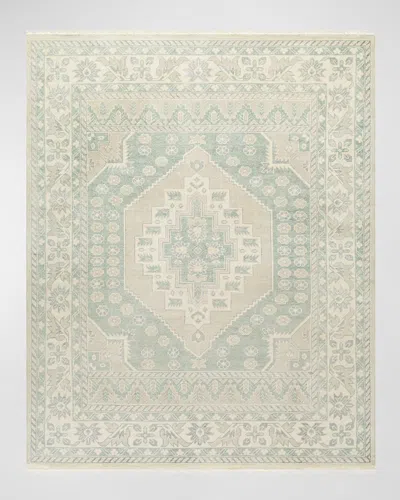 Surya Rugs Bunyan Hand-knotted Rug, 9' X 12' In Wheat, Seafoam