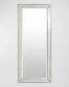 Surya Rugs Calloway 72" Floor Mirror In Metallic Silver