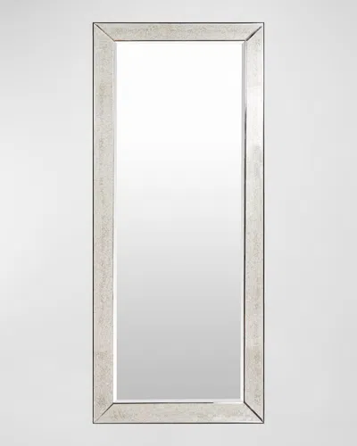 Surya Rugs Calloway 72" Floor Mirror In Metallic Silver