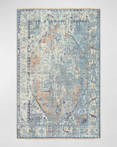 Surya Rugs Cappadocia Blue Hand-knotted Rug, 6' X 9' In Blue, Seafoam