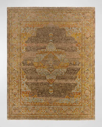 Surya Rugs Cappadocia Brown Hand-knotted Rug, 9' X 13' In Brown, Rust