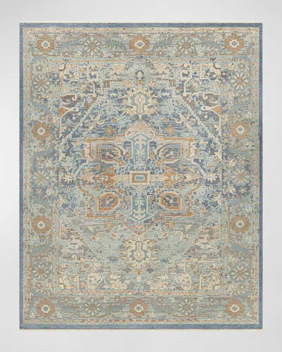 Surya Rugs Cappadocia Pale Blue Hand-knotted Rug, 8' X 11' In Pale Blue, Taupe 