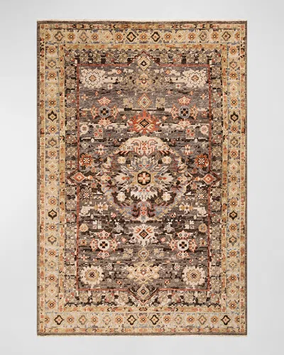 Surya Rugs Cappadocia Rust Hand-knotted Rug, 4' X 6' In Blue