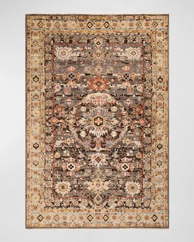 Surya Rugs Cappadocia Rust Hand-knotted Rug, 6' X 9' In Rust, Sage