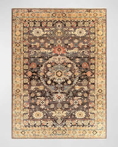 Surya Rugs Cappadocia Rust Hand-knotted Rug, 9' X 13' In Rust, Sage