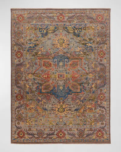 Surya Rugs Cappadocia Sage Hand-knotted Rug, 12' X 15' In Sage, Mauve
