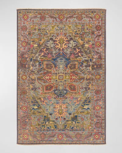Surya Rugs Cappadocia Sage Hand-knotted Rug, 4' X 6' In Sage, Mauve