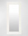 Surya Rugs Colossae 75" Floor Mirror In White