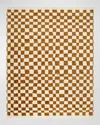 Surya Rugs Damier Hand-knotted Rug, 10' X 14' In Brown