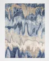 Surya Rugs Gemini Hand-tufted Rug, 6' X 9' In Denim/beige