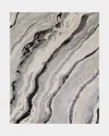 Surya Rugs Gemini Hand-tufted Rug, 9' X 13' In Charcoal/gray/off-white