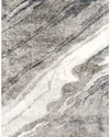 Surya Rugs Gemini Hand-tufted Runner, 2' X 8' In Gray/light Slate/off-white