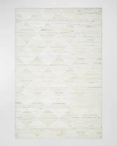 Surya Rugs Gina Hand-knotted Rug, 5' X 8' In Ivory, Black