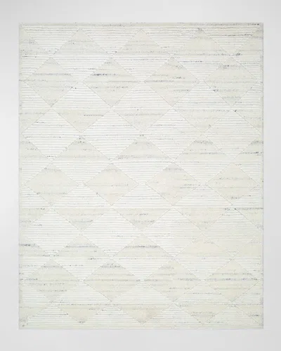 Surya Rugs Gina Hand-knotted Rug, 8' X 10' In Ivory Black 