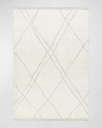 Surya Rugs Glora Hand-knotted Rug, 6' X 9' In White