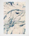 Surya Rugs Kavita Hand-tufted Rug, 10' X 14' In Navy/beige