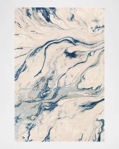 Surya Rugs Kavita Hand-tufted Rug, 12' X 15' In Navy/beige