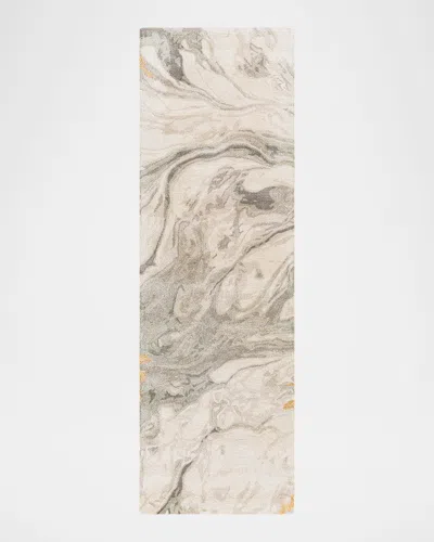 Surya Rugs Kavita Hand-tufted Rug, 2' X 8' In Beige/cream