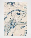 Surya Rugs Kavita Hand-tufted Rug, 6' X 9' In Navy/beige