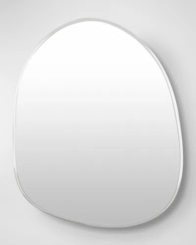 Surya Rugs Lorelin 31" Free-form Wall Mirror In Silver