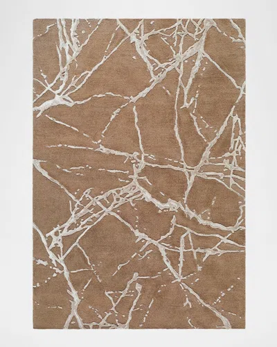 Surya Rugs Marmo Hand-knotted Rug, 5' X 8' In Brown