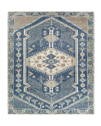 Surya Rugs Mathis Hand-knotted Wool Rug, 9' X 12' In Blue