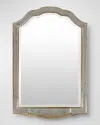 Surya Rugs Oleandar 48" Framed Mirror In Gold