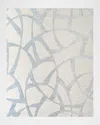 Surya Rugs Ombre Hand-knotted Rug, 10' X 14' In Slate, Ivory