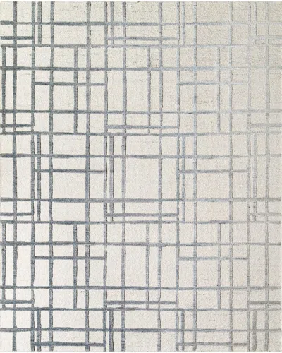 Surya Rugs Ombre Hand-knotted Rug, 6' X 9' In Gray, Cream