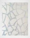 Surya Rugs Ombre Hand-knotted Rug, 8' X 10' In Slate, Ivory
