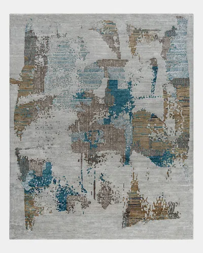 Surya Rugs Opulence Hand-knotted Runner, 3' X 10' In Grey