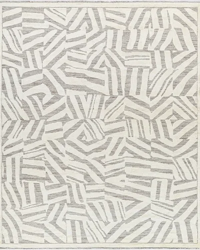 Surya Rugs Phoebe Hand-knotted Rug, 4' X 6' In Light Gray